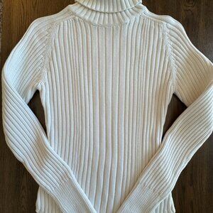 White Turtle Neck Sweater